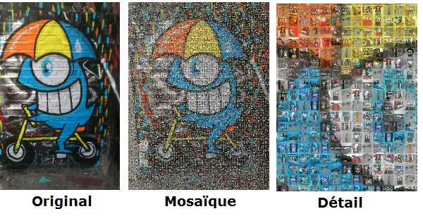 Mosaique photo street art