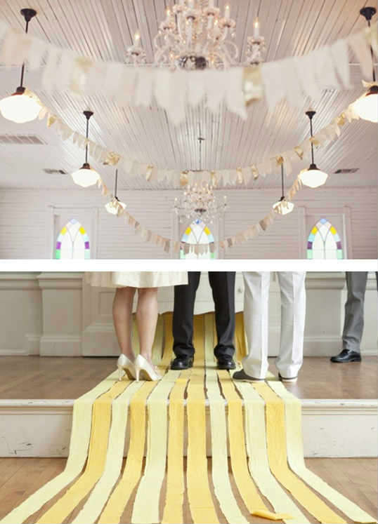 DIY Fabric Wedding Ideaw
