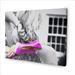 effet noir blanc et couleur chaussures