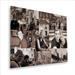 tableau montage sepia