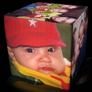 cube lumineux personnalisé bébé