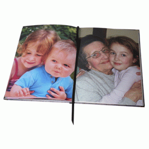 livre photo personnalisé avec des photos de la famille