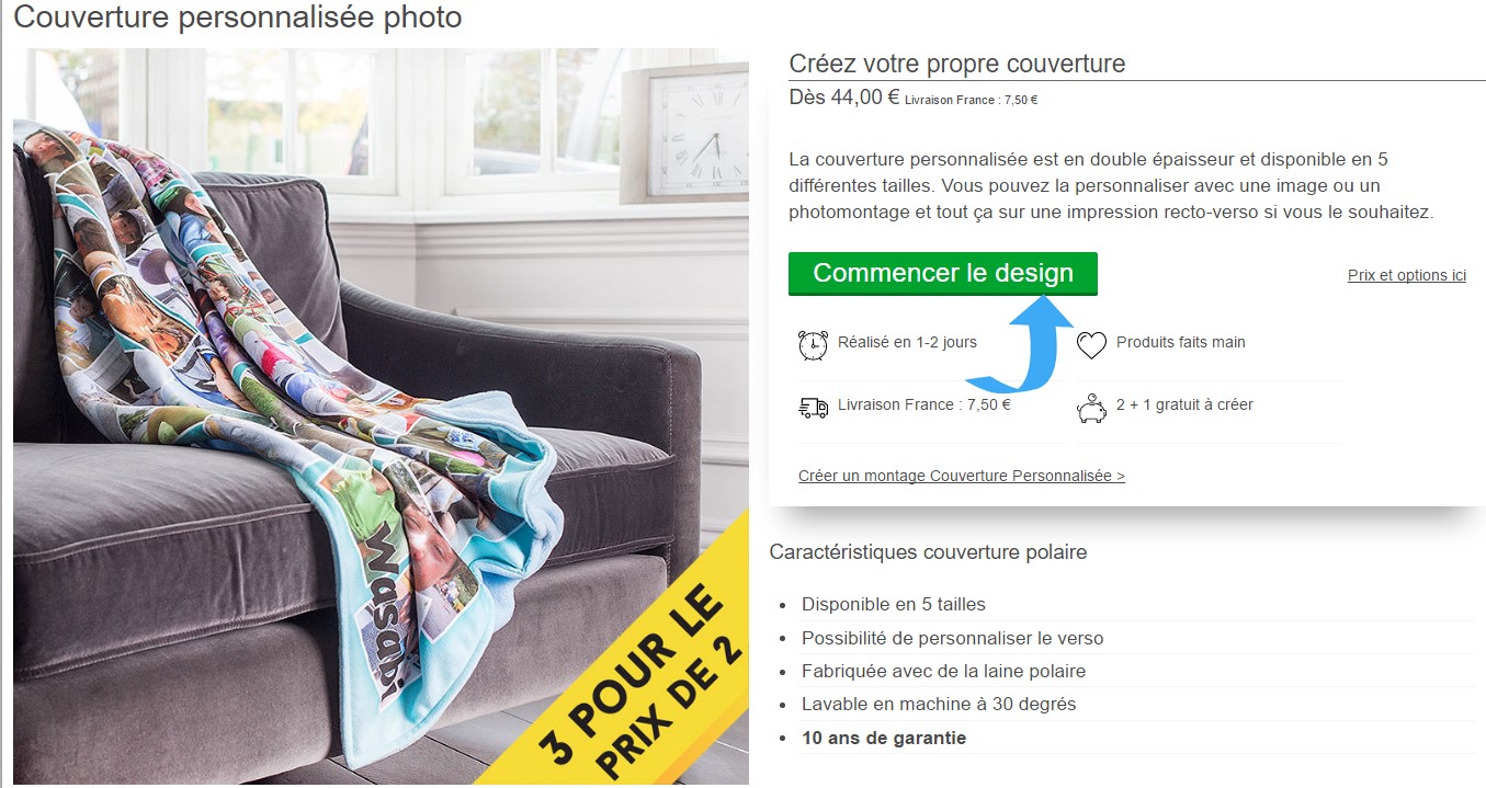 cadeaux personnalisés avec vos photos de Facebook