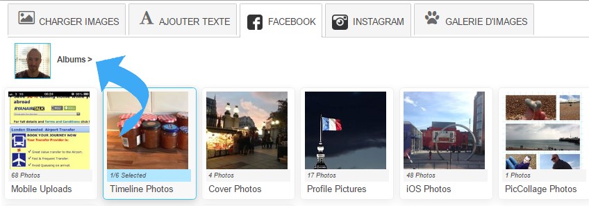 cadeaux personnalisés avec vos photos de Facebook