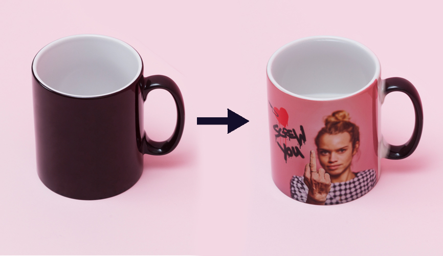 La tasse magique Anti Saint-Valentin